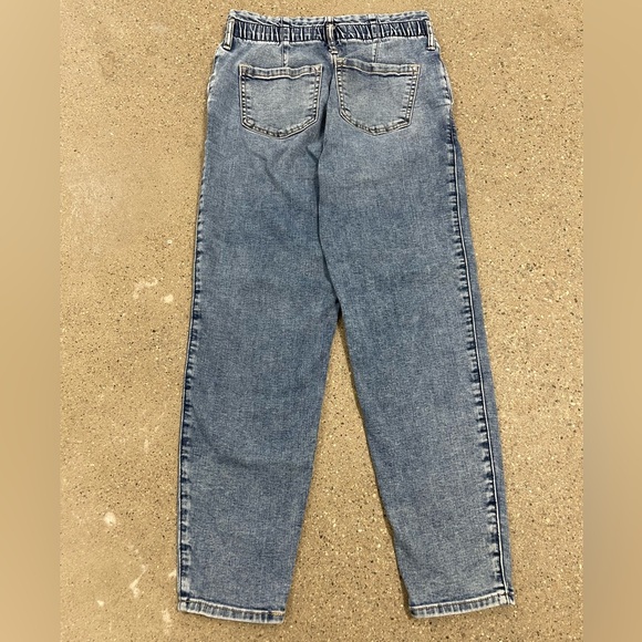 Abercrombie kids high rise mini mom denim jeans size 13/14 - Picture 7 of 9